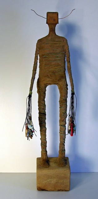 Ron Allen  'Shaman Tools', created in 2009, Original Sculpture Ceramic.