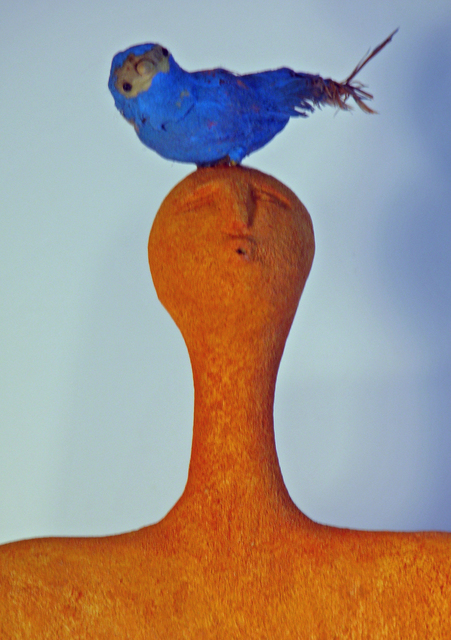 Ron Allen  'Songcatcher  Detail', created in 2009, Original Sculpture Ceramic.