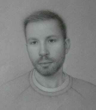 Ronald Weisberg: 'Young Man', 2013 Pencil Drawing, Representational.   Portrait drawing  ...