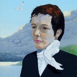 Ron Wilkinson: 'Krista Magee', 2008 Acrylic Painting, Portrait. 