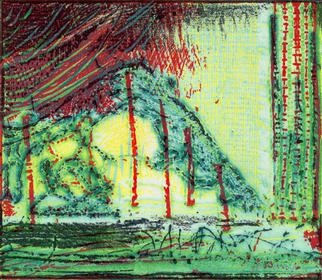 Rosalyn M. Gaier: 'Sophisticated Landscape', 2001 Other Printmaking, Landscape. Collagraph. I like the serene, Asian feel about this one. Most elements are collaged onto the plates but there are also carved out shapes, as in a Japanese woodcut.Rives BFK, 100 acid free paper. ...