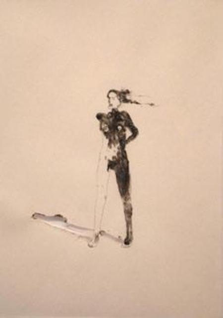 Artist Rosemarie Gleiser. 'Shadow Woman' Artwork Image, Created in 2003, Original Drawing Other. #art #artist