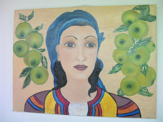 Artist Rosica Simeonova. 'Bulgarian Woman' Artwork Image, Created in 2012, Original Painting Oil. #art #artist
