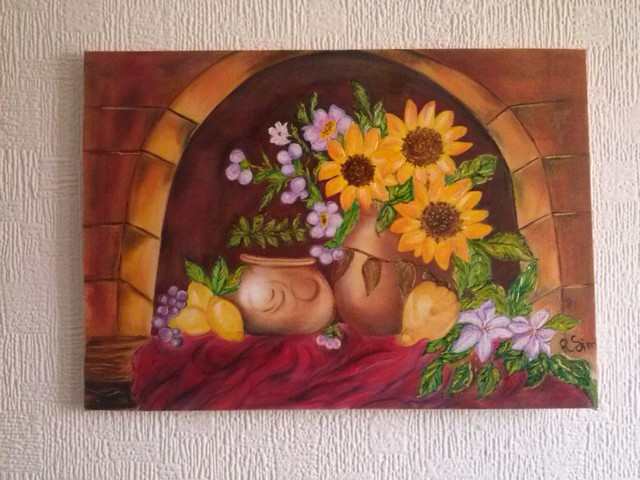 Rosica Simeonova  'Lemons', created in 2012, Original Painting Oil.