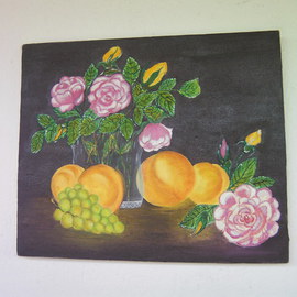 Rosica Simeonova: 'roses', 2012 Oil Painting, Floral. Artist Description:                  oil painting                 ...