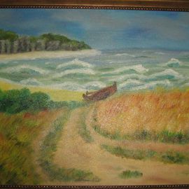 Rosica Simeonova: 'sea', 2012 Oil Painting, Floral. Artist Description:        oil painting       ...