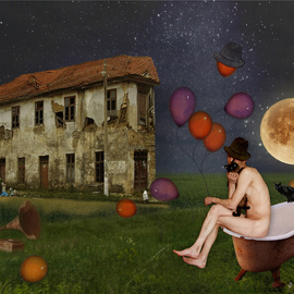 moon bath By Rossy Topalova