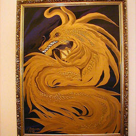 painting Sea Serpent 1 painting By Cathy Dobson 