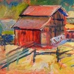 Barn at Borges Ranch By Roz Zinns