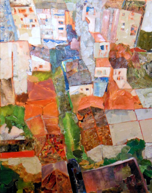 Roz Zinns  'Overview', created in 2013, Original Collage.