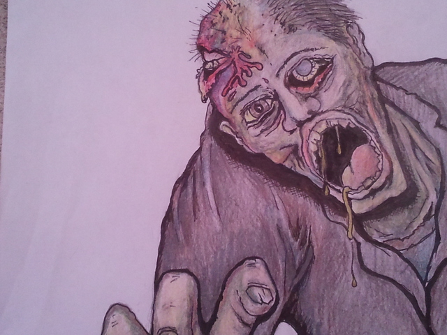 Reinhardt Hollstein  'Zombie World', created in 2012, Original Illustration.