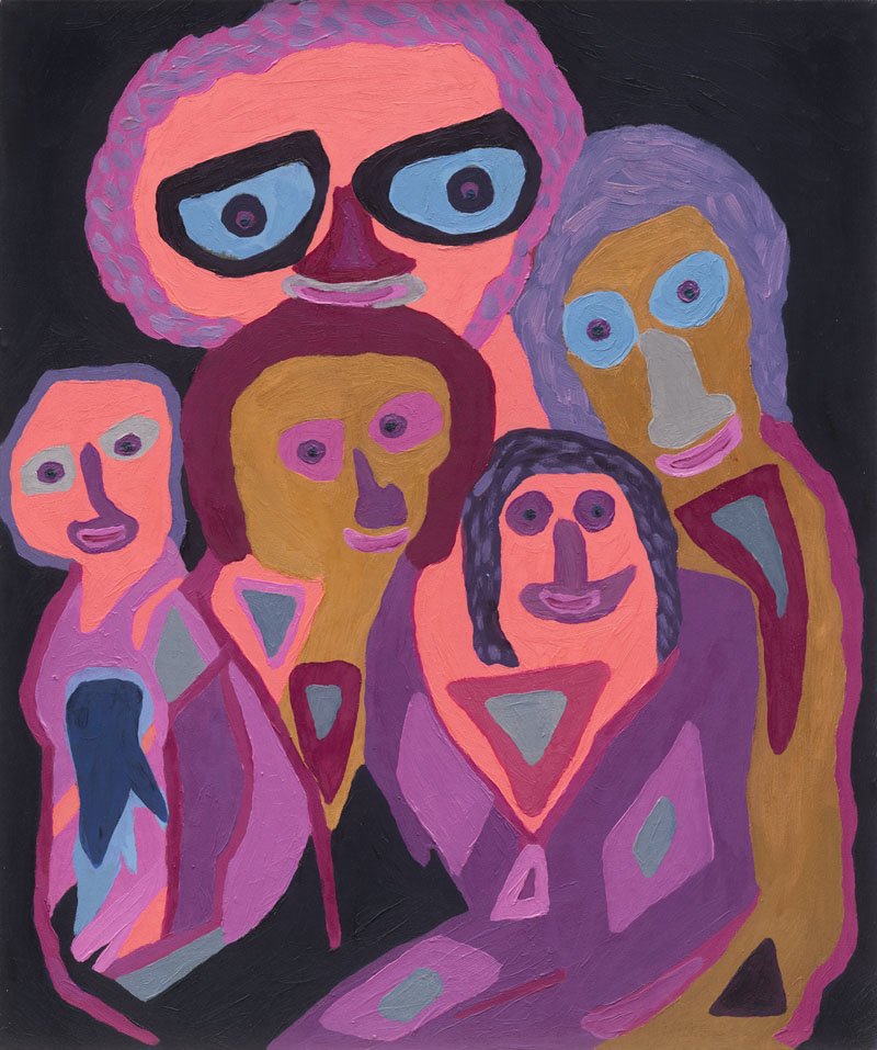 Rubi Assa: 'the family', 2008 Oil Painting, Judaic. 