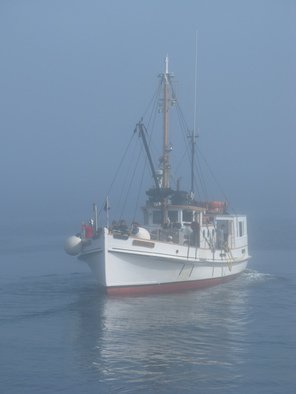 Ruth Zachary: 'Early Boat Misty Morning', 2012 Color Photograph, undecided. 