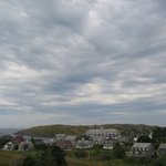 Monhegan Village Clouds, Ruth Zachary