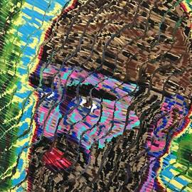 Ryan Ilinca: 'decebal', 2017 Acrylic Painting, History. Artist Description: Decebal, King of Dacia. Original artwork using a special technique. Acrylics and spatula in this original style called Octavianism. ...