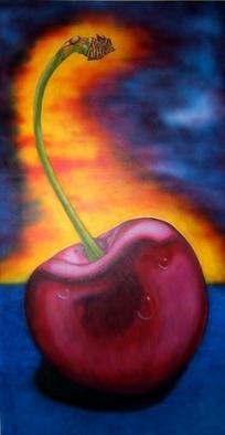 Mccullough Ryan: 'cherry', 2008 Acrylic Painting, Fauna.   giant cherry ...