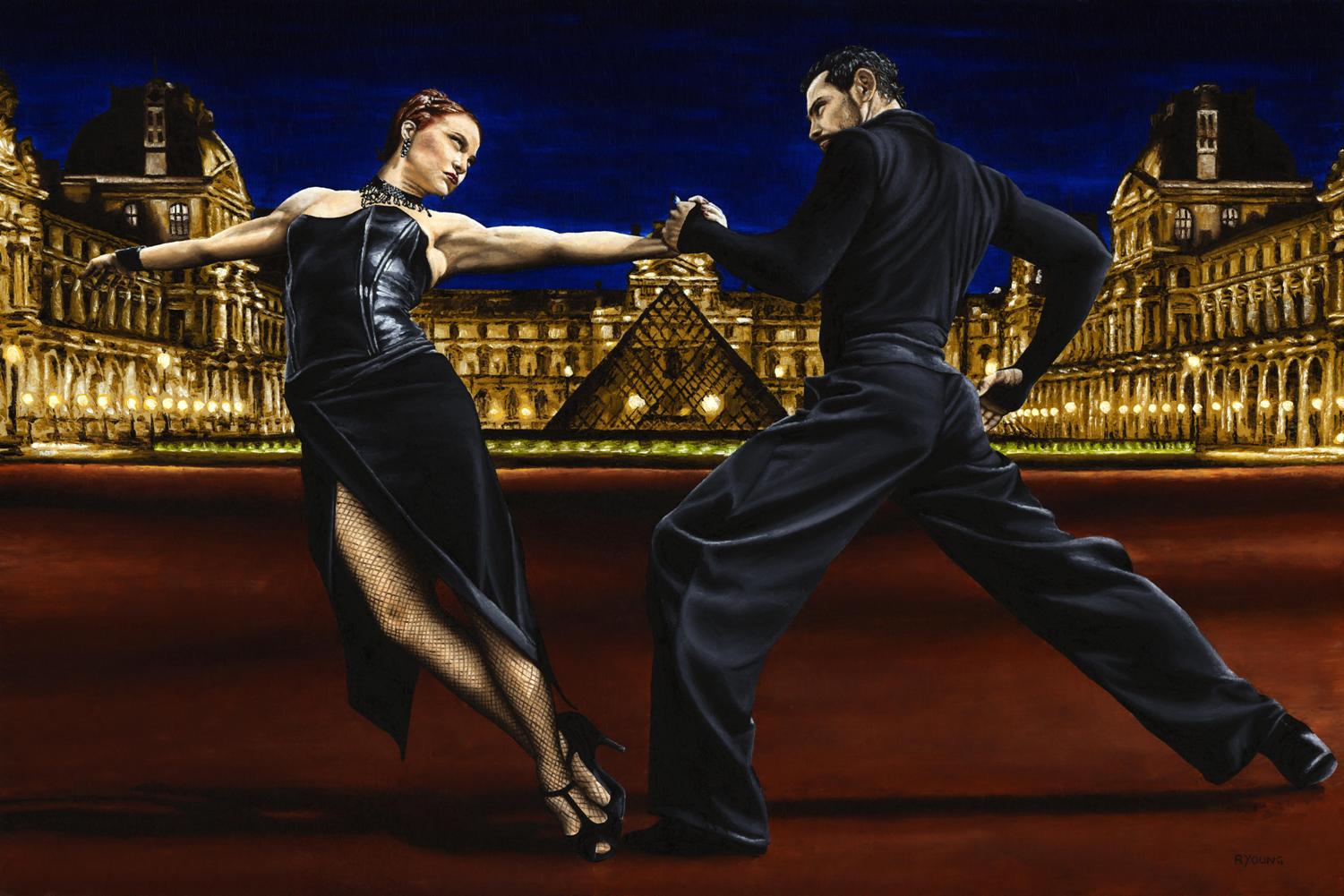 Last Tango In Paris Oil Painting By Richard Young 