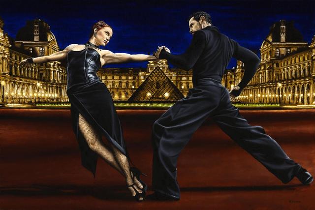 Richard Young  'Last Tango In Paris', created in 2007, Original Painting Oil.