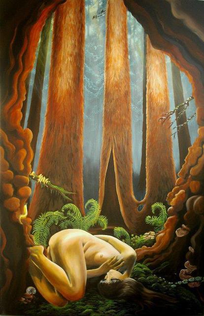 Sabrina Michaels  'Gentle Giants', created in 2007, Original Painting Oil.