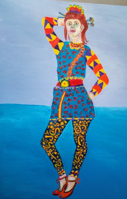 Mohammad Ali Saeidpanah  'Woman Orient', created in 2014, Original Body Art.
