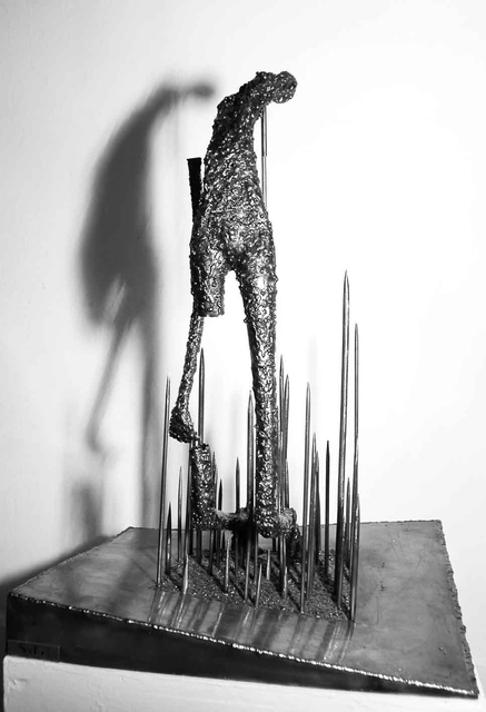 Artist Safa Hosseini. 'Looking For Reality Collection' Artwork Image, Created in 2006, Original Sculpture Bronze. #art #artist