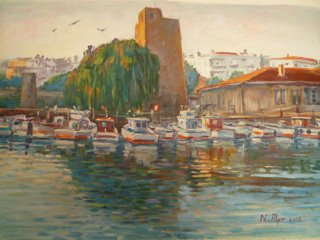 Nermin Alpar  'Sinop1', created in 2009, Original Painting Oil.
