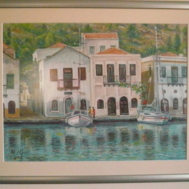 Nermin Alpar: 'yatchs', 2009 Oil Painting, Sailing. 