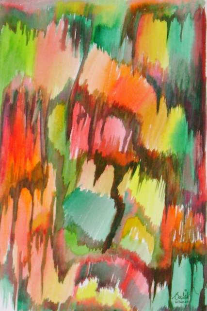 Gopal Weling  'Verticale Horizon2', created in 2007, Original Painting Acrylic.