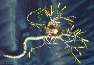 Sal Villano: 'Bird Nest    No1  Wire Sculpture ', 2011 Mixed Media Sculpture, nature.  Bird Nest No. 1 - Wire Sculpture 6