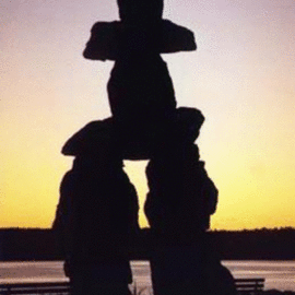 Sandee Armstrong-smith: 'Inuksuk', 1999 Color Photograph, Landscape. Artist Description: The Winning Photo to be Featured in - 