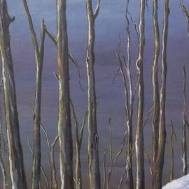 Sandi Carter Brown: 'Winter Trees', 2013 Acrylic Painting, Landscape. Artist Description:           Commissioned art         ...