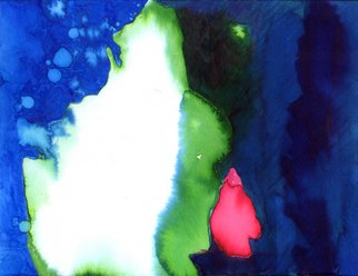 Sandra Costa Bras: 'Romantic Monster', 2003 Watercolor, Abstract Figurative. Artist Description:  Watercolor on paper ...