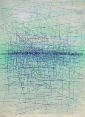 Sandro Bisonni: 'Le conchiglie pioggia riccione', 2007 Oil Painting, Abstract Landscape. La fonte di ispirazione di questa mia opera A