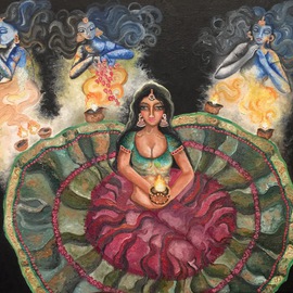 Praying with spirits  By Sangeetha Bansal