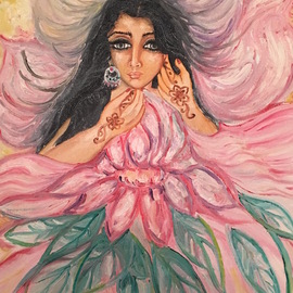 flower painting By Sangeetha Bansal