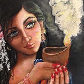 painting noor painting By Sangeetha Bansal 