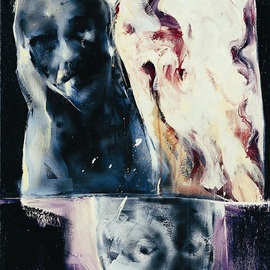 Sara Arianpour: 'Nobody', 2008 Acrylic Painting, Figurative. Artist Description:  figurative expressionism       ...