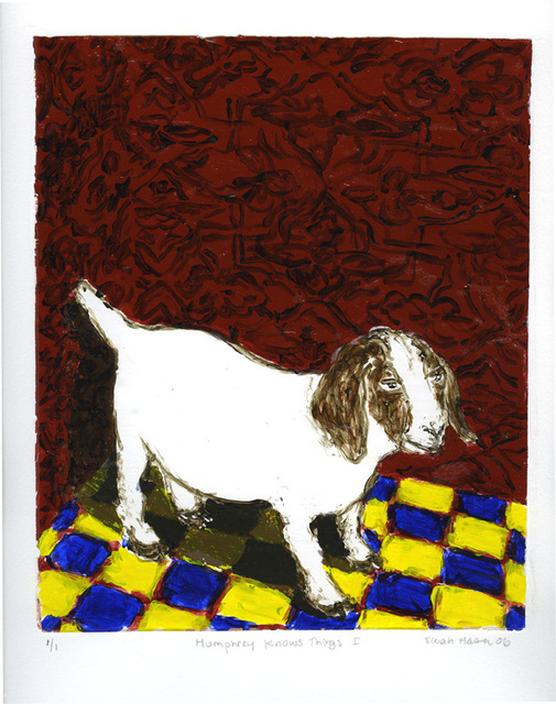 Artist Sarah Hauser. 'Humphrey Knows Things I' Artwork Image, Created in 2006, Original Painting Other. #art #artist