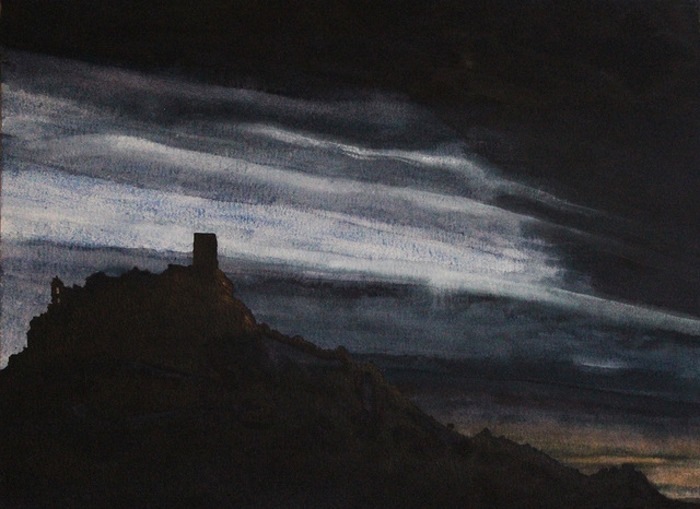 Sarah Longlands  'Ghost Town', created in 2018, Original Painting Acrylic.