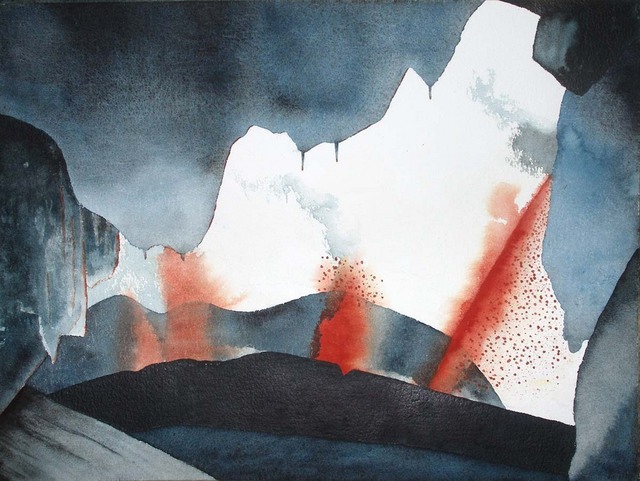 Artist Sarah Longlands. 'Red Ice' Artwork Image, Created in 2010, Original Painting Acrylic. #art #artist