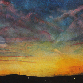 railroad sunrise By Sarah Longlands