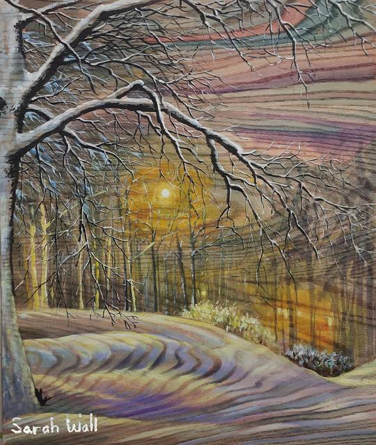 Sarah Wall  'After The Snow', created in 2022, Original Painting Oil.