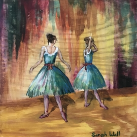 ballerinas homage to degas By Sarah Wall