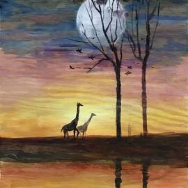 savanna sunset By Sarah Wall