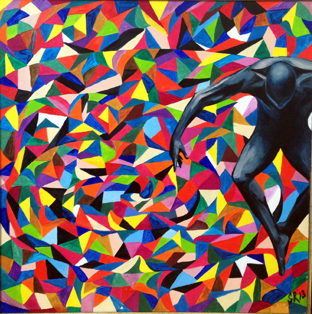 Sasha Robinson  'Spirit Superiority 1', created in 2014, Original Painting Oil.