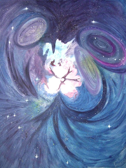 Smeetha Bhoumik  'Smeetha Bhoumik, Universe Series, Star Forming Regions Of Sagittarius', created in 2006, Original Painting Oil.