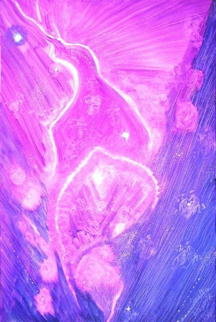 Smeetha Bhoumik  'Vela Supernova Rremnant', created in 2006, Original Painting Oil.