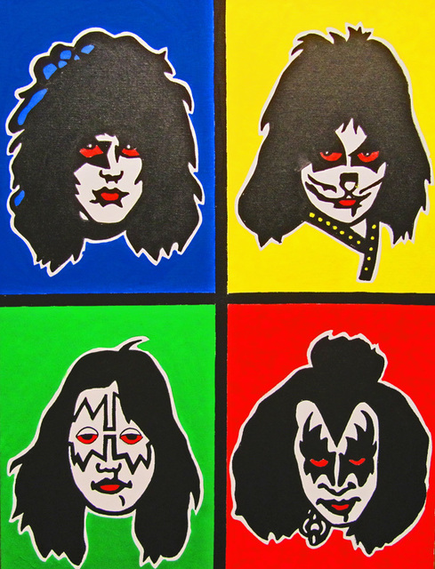 David Mihaly  'Rock N Roll All Nite', created in 2009, Original Mixed Media.
