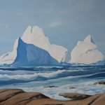 Coastal Iceberg By Scott Mackenzie