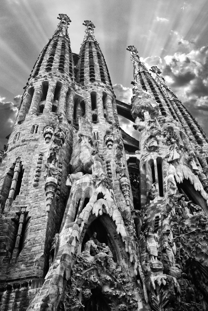 Artist Stef Dorin. 'Sagrada Familia' Artwork Image, Created in 2005, Original Photography Infrared. #art #artist